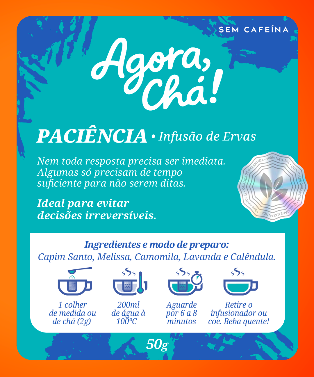 KIT/ HOME OFFICE - INFUSÃO DE ERVAS