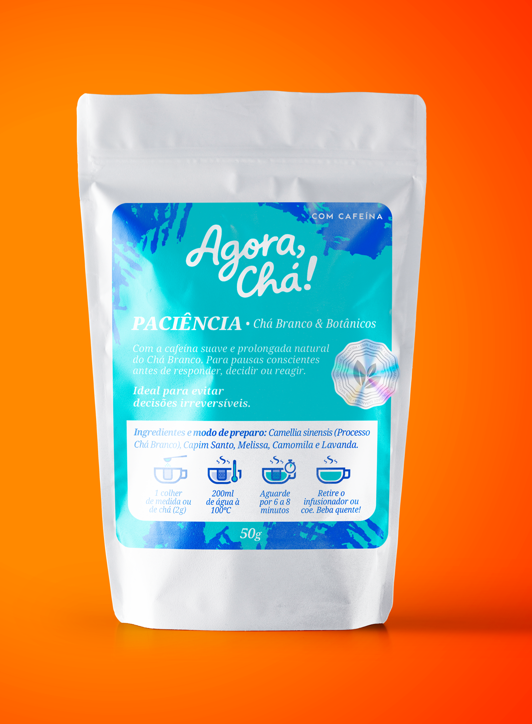 PACIÊNCIA - CHÁ BRANCO & BOTÂNICOS