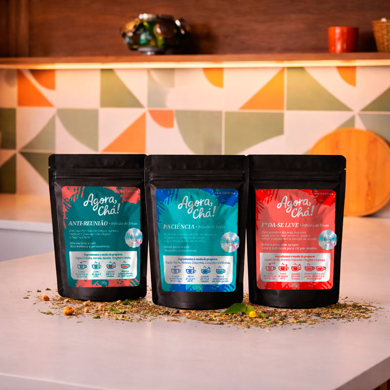 KIT/ HOME OFFICE - INFUSÃO DE ERVAS